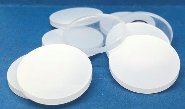 Round 30mm clear acrylic bases