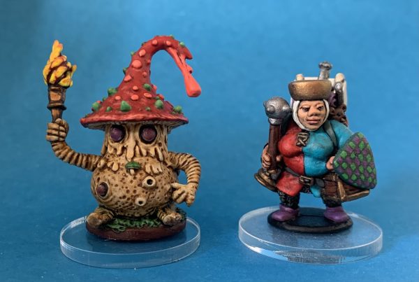 Slug Wizard and Female Adventurer